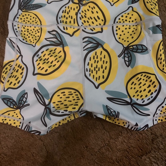 Feed Me fight Me lemon shorts. - Picture 3 of 3